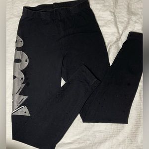 SuperFresh Boom metallic leggings Small